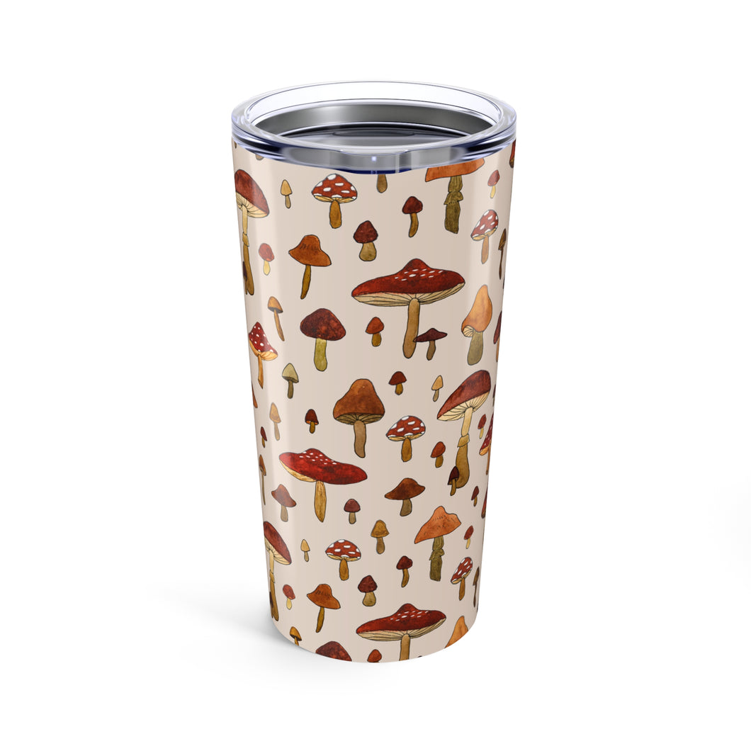 Watercolor Mushroom Travel Mug