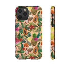 Load image into Gallery viewer, Tropical Fruit and Flowers Phone Case