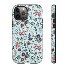 Load image into Gallery viewer, Bright Watercolor Flower - Blue Phone Case