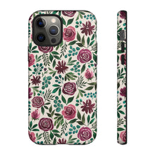 Load image into Gallery viewer, Magenta Floral Eucalyptus Phone Case