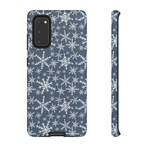 Blue Snowflakes Phone Case