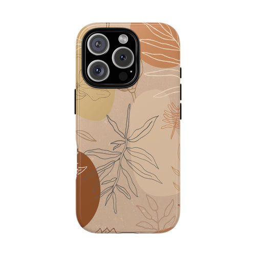 Orange Abstract Desert Phone Case