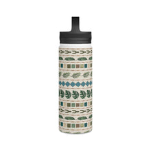 Load image into Gallery viewer, Oasis Stripes Handle Lid Water Bottle