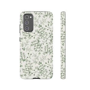 Green Christmas Branch Phone Case