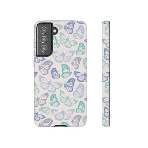 Purple and Green Butterfly Phone Case