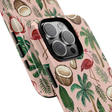 Load image into Gallery viewer, Flamingo Coconut Phone Case