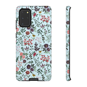 Bright Watercolor Flower - Blue Phone Case