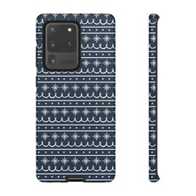 Load image into Gallery viewer, Blue Snowflake Pattern Phone Case