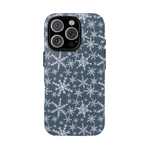 Blue Snowflakes Phone Case