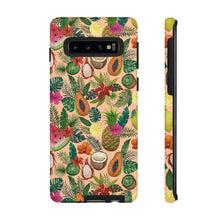 Load image into Gallery viewer, Tropical Fruit and Flowers Phone Case
