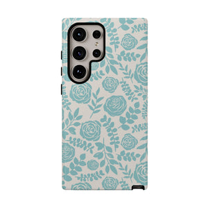 Baby Blue Floral Phone Case