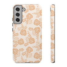 Load image into Gallery viewer, Light Orange Floral Phone Case