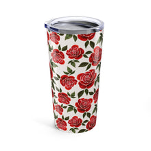Load image into Gallery viewer, Rose Watercolor Travel Mug