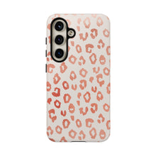 Load image into Gallery viewer, Rose Gold Leopard Print Phone Case
