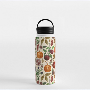 Autumn Harvest Handle Lid Water Bottle