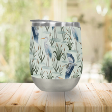Load image into Gallery viewer, Blue Heron Stemless Wine Tumbler