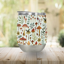 Load image into Gallery viewer, Botanical Mushroom Forest Wine Tumbler
