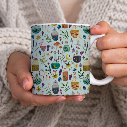 Botanical Potions Pattern - Mug