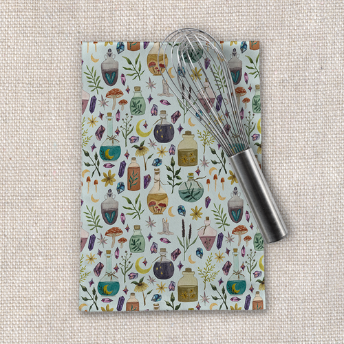 Botanical Potions Tea Towel
