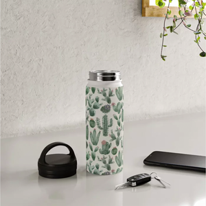 Cactus Handle Lid Water Bottle