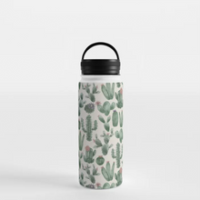 Load image into Gallery viewer, Cactus Handle Lid Water Bottle