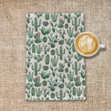 Load image into Gallery viewer, Cactus Tea Towel