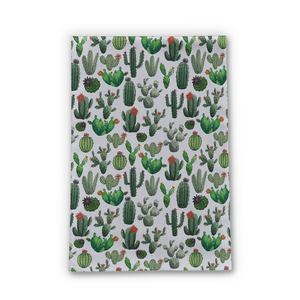 Cactus Watercolor Tea Towel