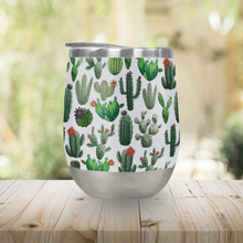 Load image into Gallery viewer, Cactus Watercolor Stemless Wine Tumbler