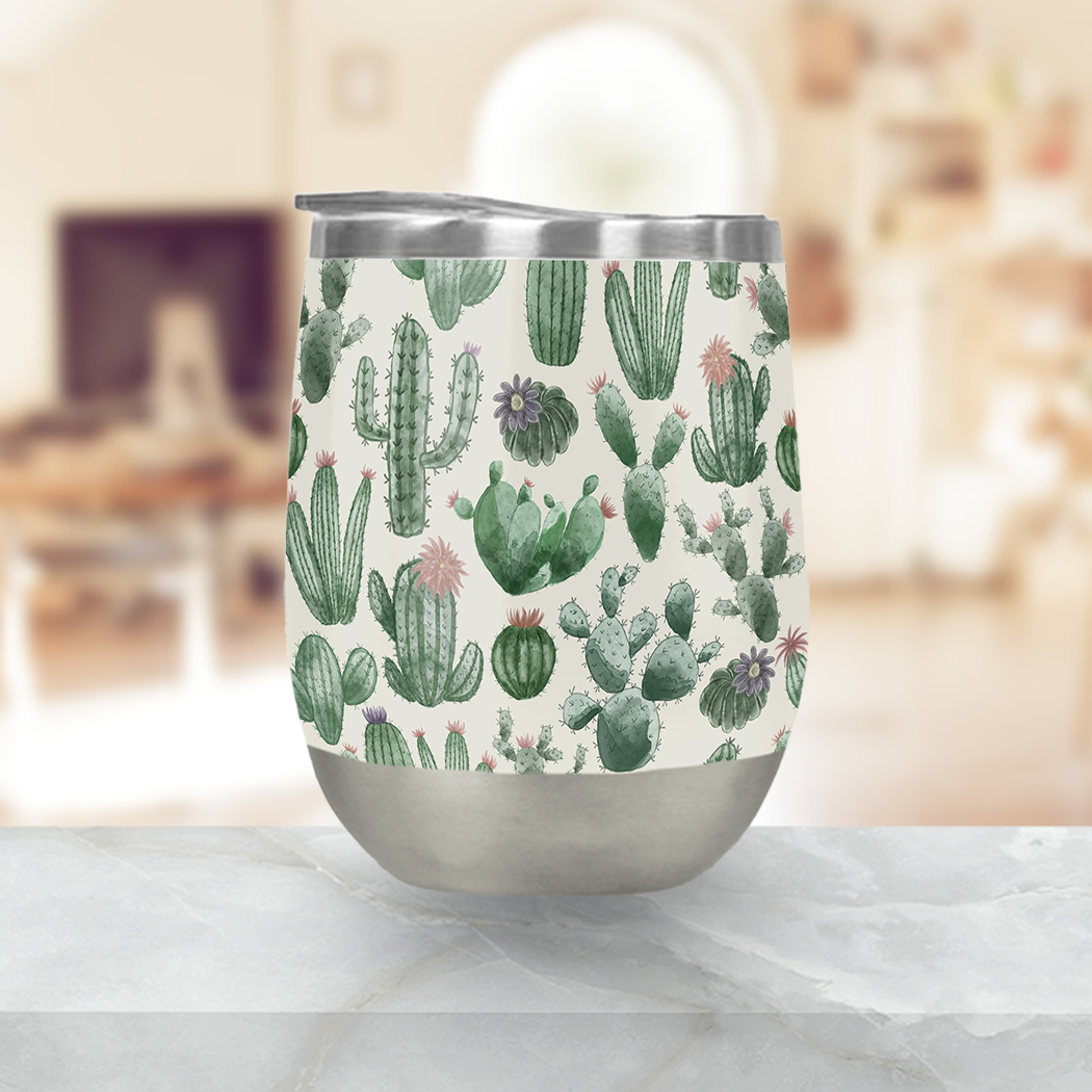 Cactus Stemless Wine Tumbler