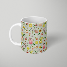 Load image into Gallery viewer, Cocktails and Flowers Pattern - Mug
