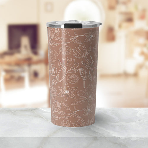 Copper Magnolia Travel Mug