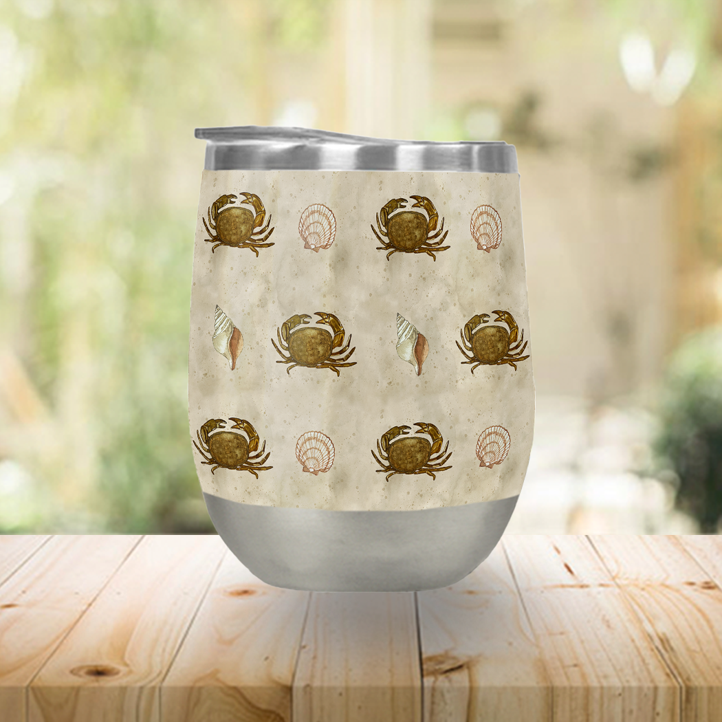 Crab Wine Tumbler