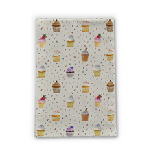 Load image into Gallery viewer, Cupcakes Tea Towel