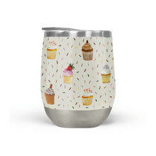 Load image into Gallery viewer, Cupcakes Wine Tumbler