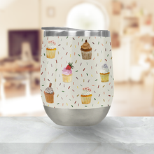 Load image into Gallery viewer, Cupcakes Wine Tumbler