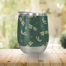 Load image into Gallery viewer, Dragonfly Stemless Wine Tumblers