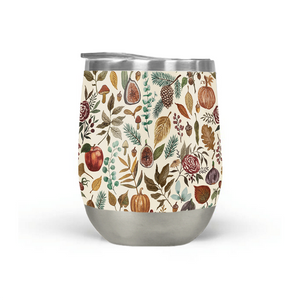 Fall Forest Stemless Wine Tumbler