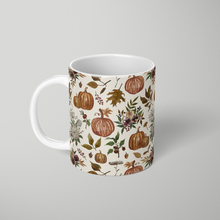 Load image into Gallery viewer, Fall Pumpkins, Flowers and Leaves - Mug