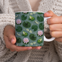 Load image into Gallery viewer, Frog and Lotus Pattern - Mug