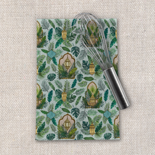 Load image into Gallery viewer, Lantern Tea Garden Tea Towel
