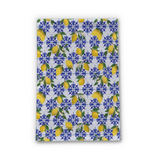 Load image into Gallery viewer, Lemon Tile Tea Towel