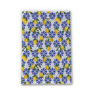 Lemon Tile Tea Towel