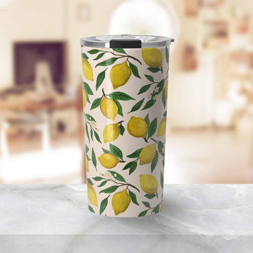 Lemon Blossom Travel Mug