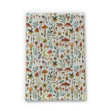 Load image into Gallery viewer, Botanical Mushroom Forest Tea Towel