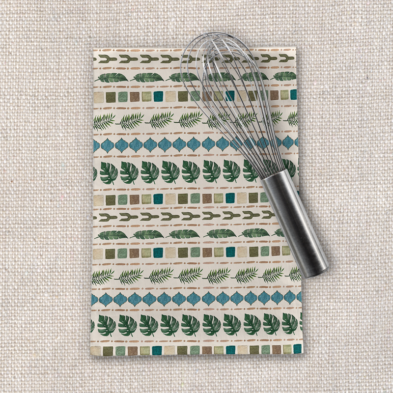 Oasis Stripes Tea Towel