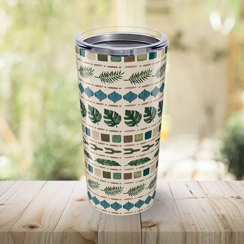 Oasis Stripes Travel Mug