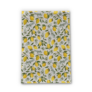Olive and Lemon Tea Towel