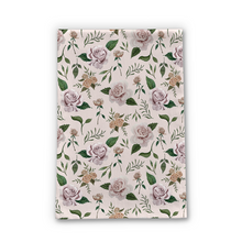 Load image into Gallery viewer, Pink Roses Tea Towel