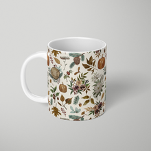 Load image into Gallery viewer, Pumpkins, Flowers and Fall Foliage - Mug