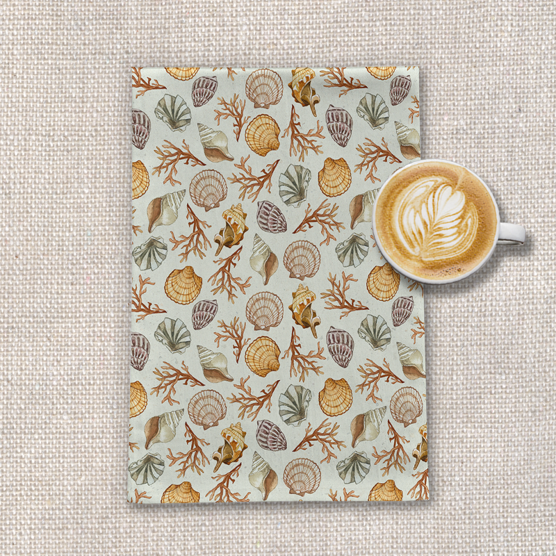 Seashell Tea Towel